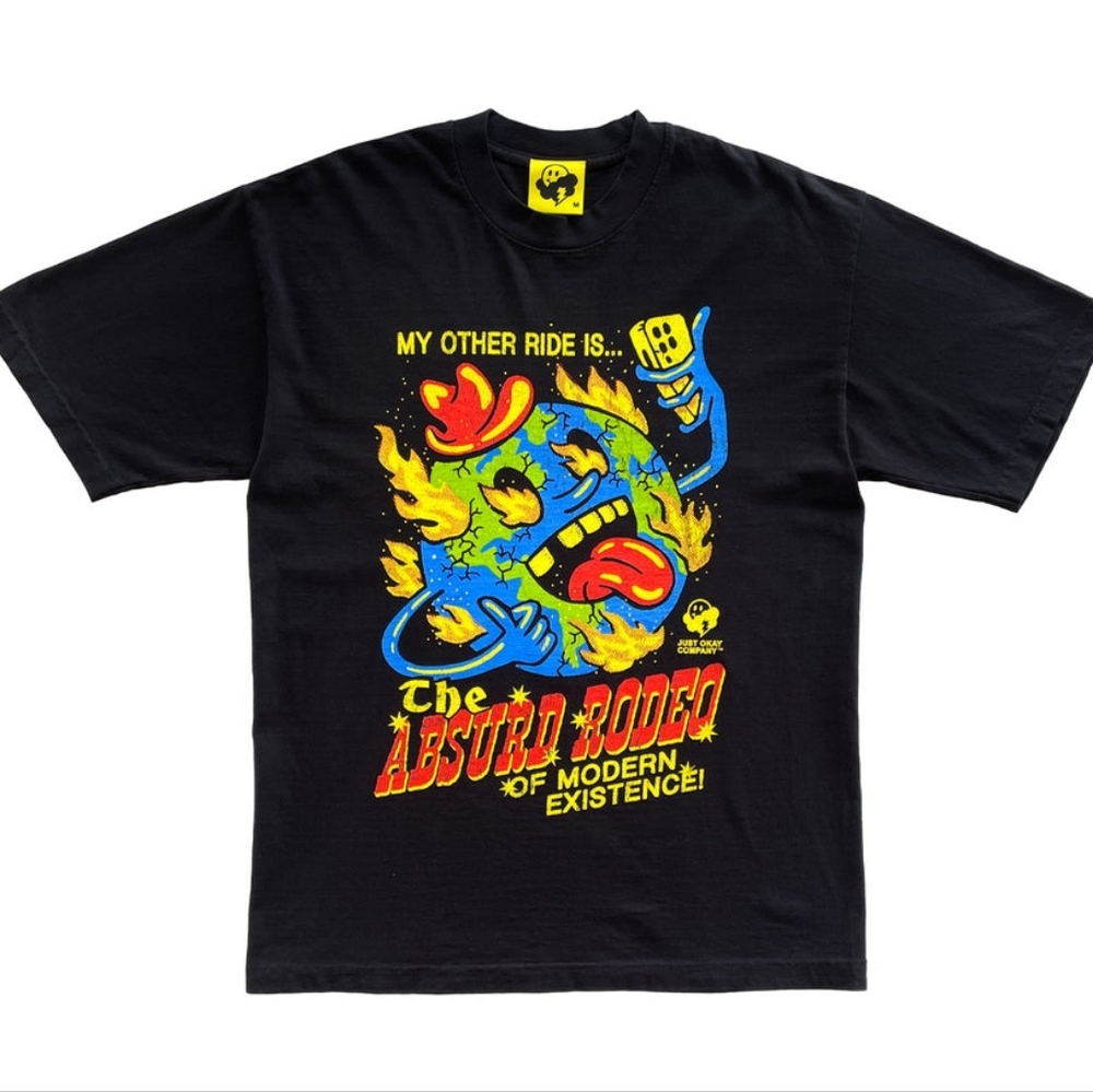 JUST OKAY COMPANY "My Other Ride Is" Tee